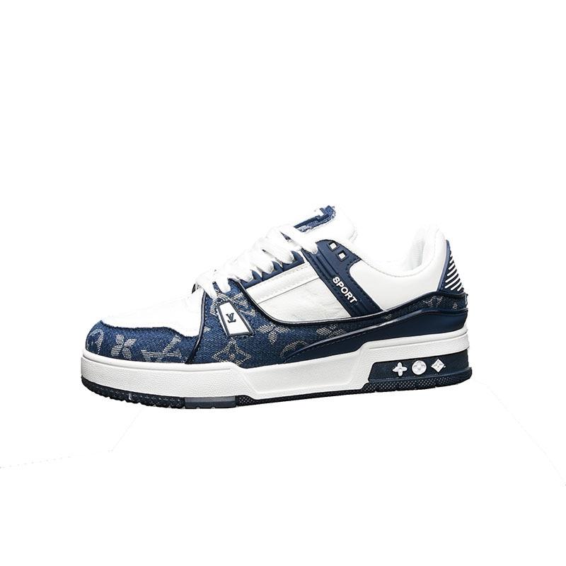 Spring Breathable Casual Leather Board Shoes Youth Sports Thick Sole Heightening Couples Tide Shoes S1
