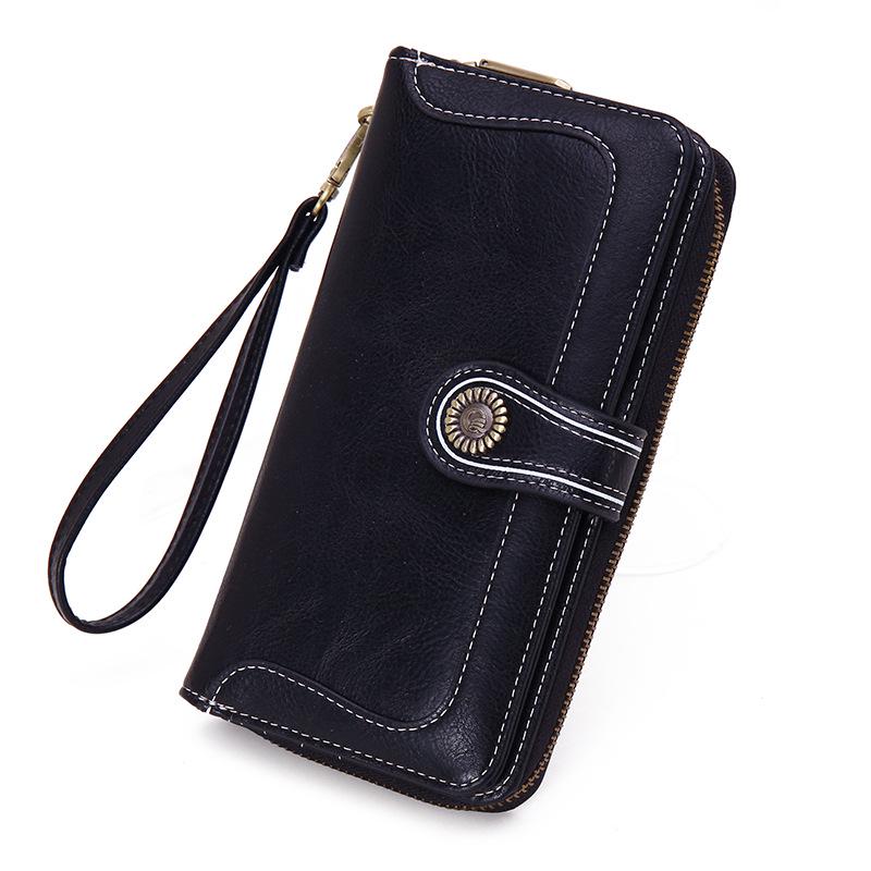 Portefeuille Femme Long Grand Format TAN.TOMI - Élégant Avec Protection RFID Et Nombreux Compartiments