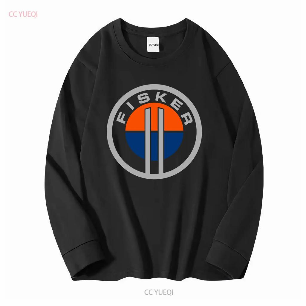 Fisker Ocean Logo Plážové Aktivní Tričko Vtipné Tričko Velikost S až 5XL vintage Prané designové oblečení Top pro každodenní nošení Strečový