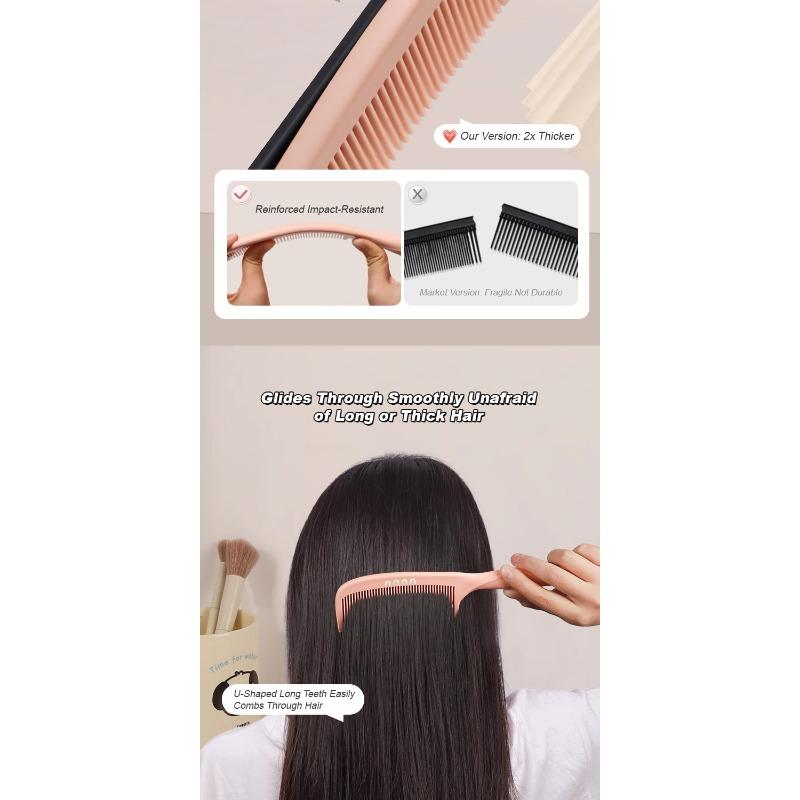 Anti-tangle Hair Comb, Long and Short Hair Smoothing Comb, Straight and Curly Hair, Good-looking Girls’ Dormitory Comb