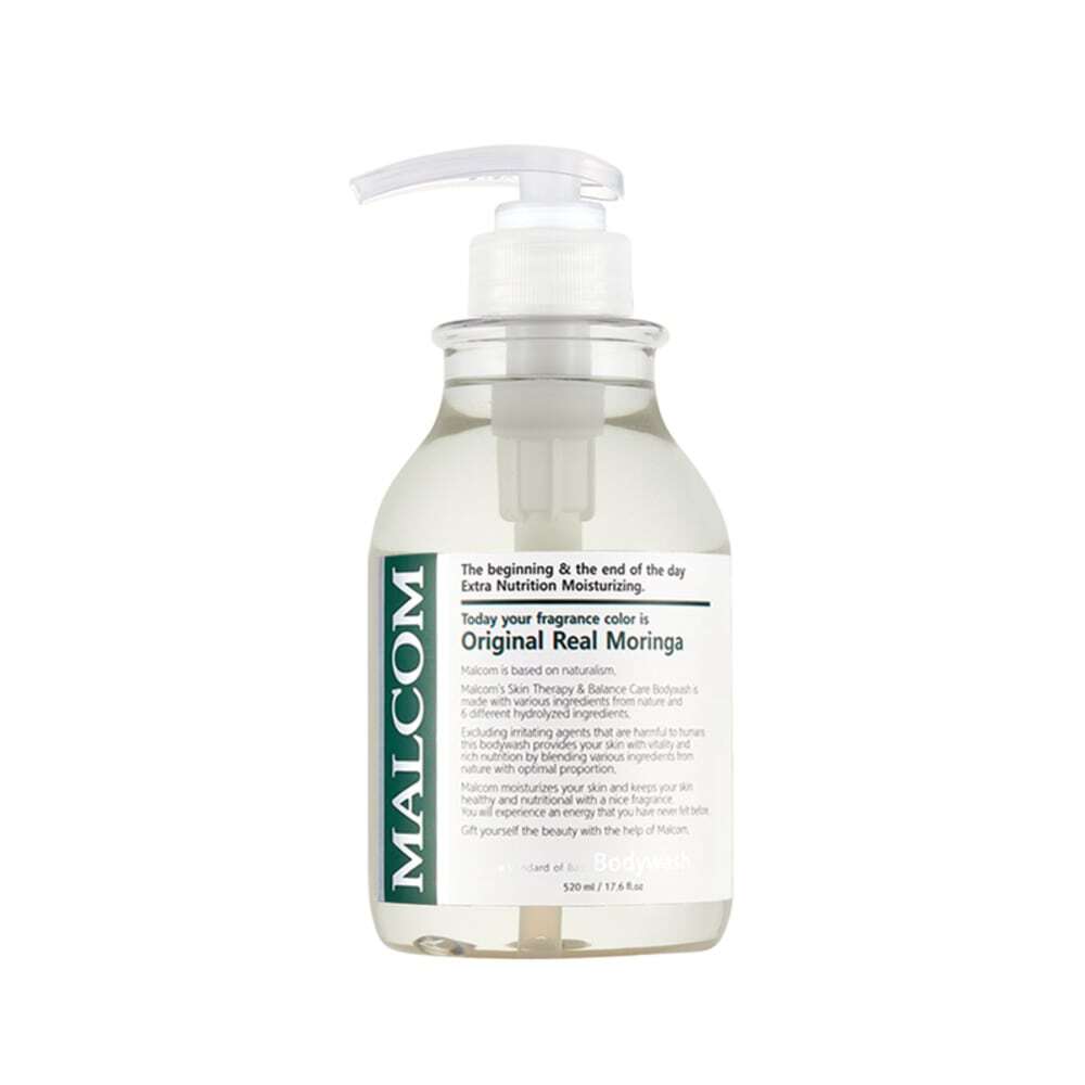 

MALCOM Мягкокислый гипоаллергенный гель для душа 520 мл (5 ароматов) Real Moringa 520ml