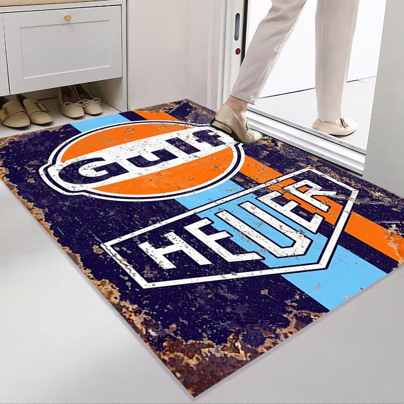 McLaren Gulf Heritage Carpet Suitable for All Seasons Home Decor Room Doormat Protective Pad