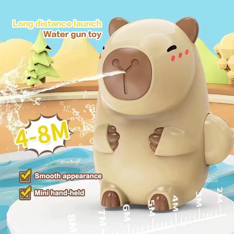 Cartoon Capybara Shaped Water Guns Toy Summer Outdoor Water Sports Children Water Squirt Toy For Yard Pool Party Beach Game ONESIZE