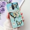 For Samsung Galaxy A6 Plus 2018 Phone Case On Samsung A6+ (2018) A6 A600F A605G Elegant Floral Cat Soft Silicone Clear TPU Cases