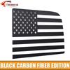 For + Dodge RAM 1500 Carbon Fiber Rear Window Side Trim Stickers US Flag