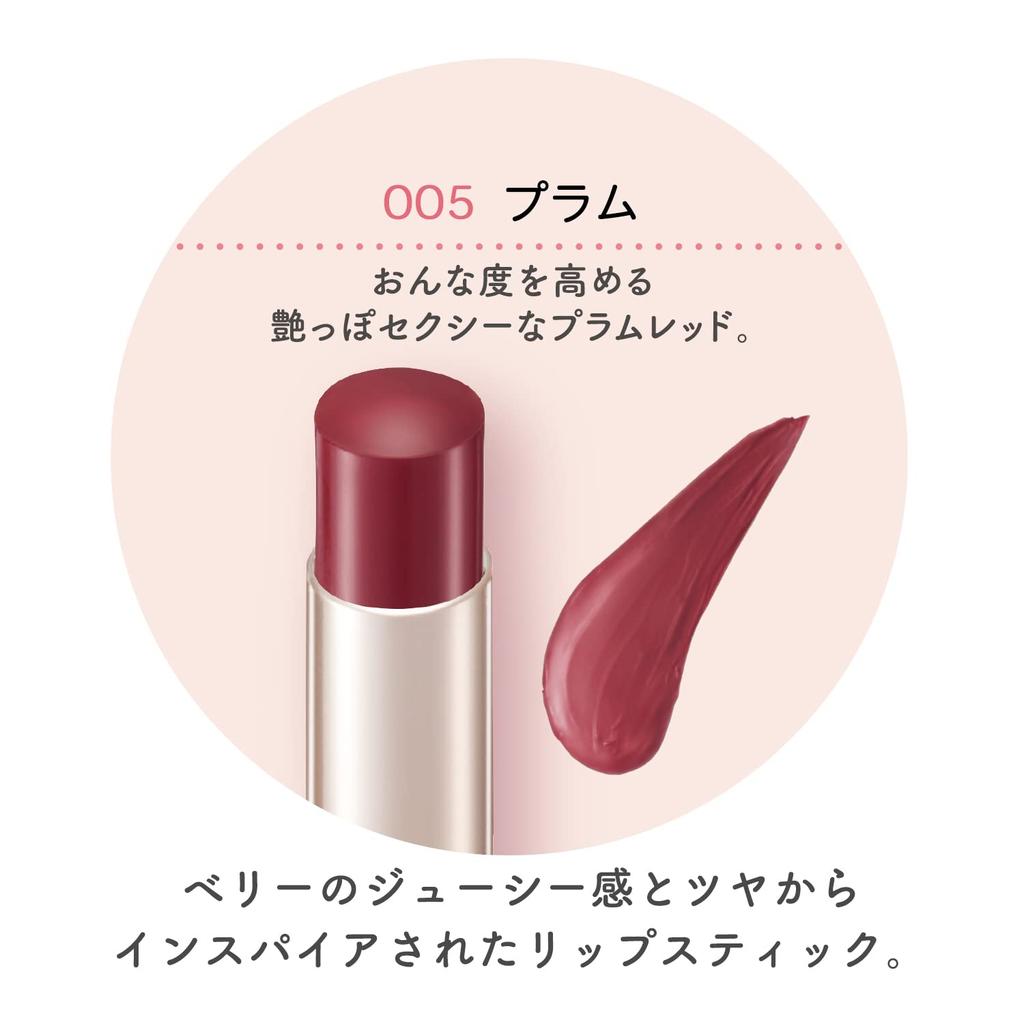 Blend Berry Rich Glow Lip Lipstick 005 by KOSE (Plum)