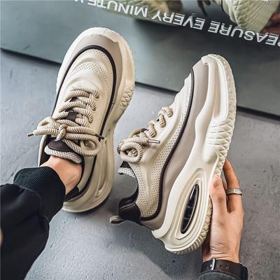 Men's Shoes Spring New Breathable Sports Shoes Men's Trend Versatile Thick-soled Heightening Casual Trendy Shoes