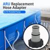 For Above Ground Swimming Pool Cleaning Stand Hose Conversion Adapter Outlet Strainer Inlet Connector Fitting Accessory