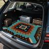 1Pcs Tribal Pattern Car Trunk Mat with Anti Slip Cargo Liner Waterproof Rear Storage Protector Floor Mat for SUV Sedan Vehicle I