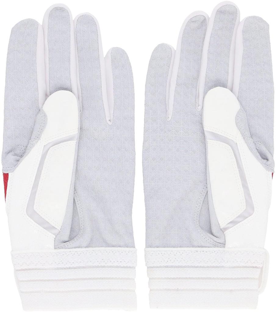 Baseball Adidas Batting for General Swallow Sports Gloves, Blue/Red, Batters, Batting, Pair, Adult, Use, LBG305, Adidas,