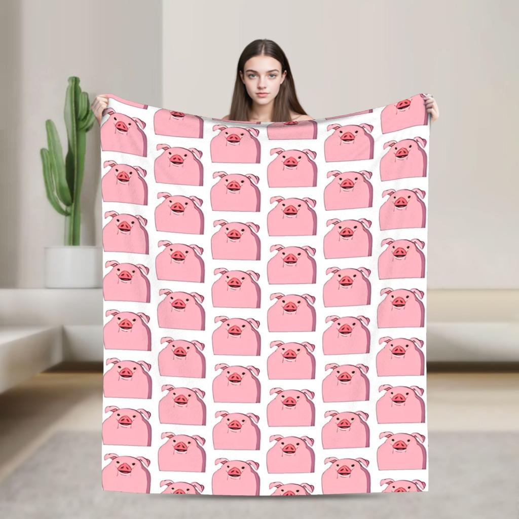 Coperte Anime Cartone Animato Gravity Falls Morbide Calde Fantastici Plaid per Casa Ristorante Primavera Autunno