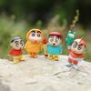 Cute Pvc Mini Shin Doll Cartoon Boy Perfect For Desk And Car Decoration
