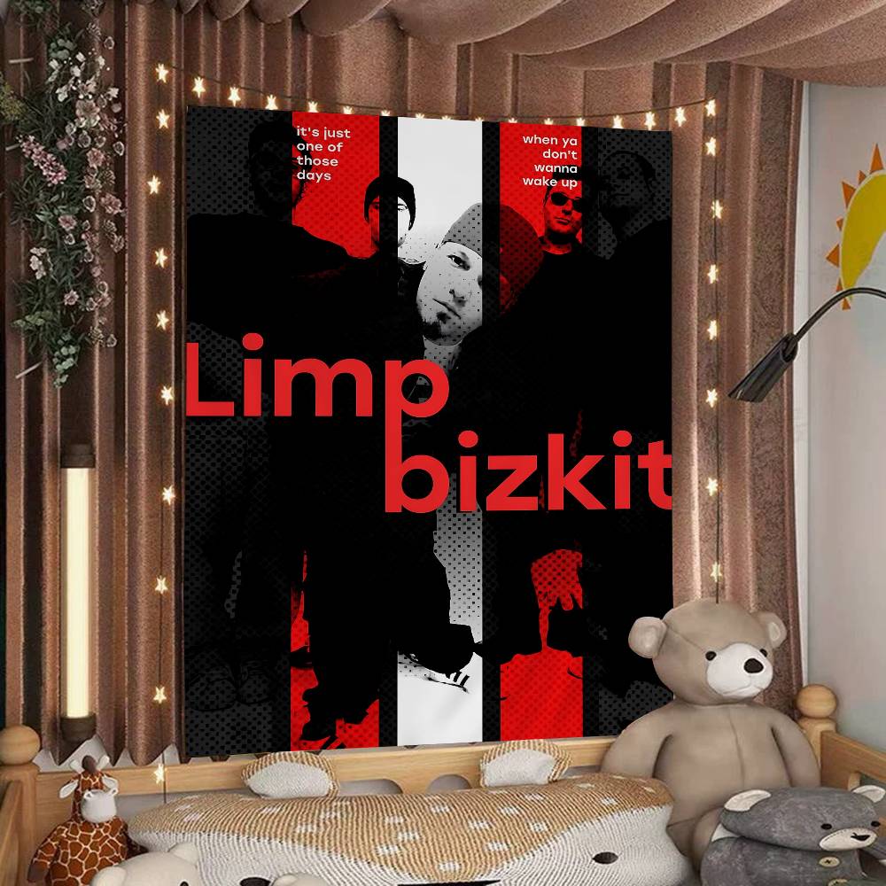 Rock Band LLimp Bizkit Cartoon Tapestry Art Science Fiction Room Home Decor Wall Hanging Home Decor