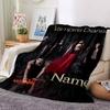 Custom Name Vampire Diaries Theme Printed Blanket Perfect For Couch Bed Travel Outdoor Use Machine Washable Cozy Durable