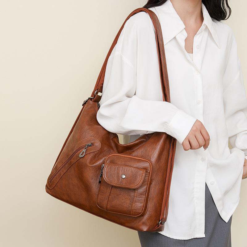 Women's Large Capacity Trendy 2025 Tote Crossbody Backpack