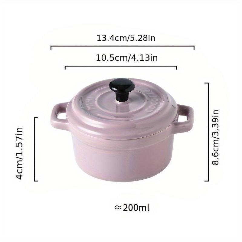 Керамическая миска, мини-миска с двумя ушками, йогурт 6,5 унций - 200 мл, паровое яйцо и маленькая миска Shufulei