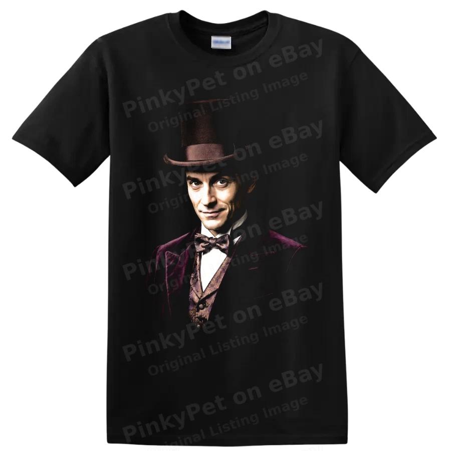 The Prestige Robert Angier T Shirt Victorian Magician Portrait Movie Classic Tee