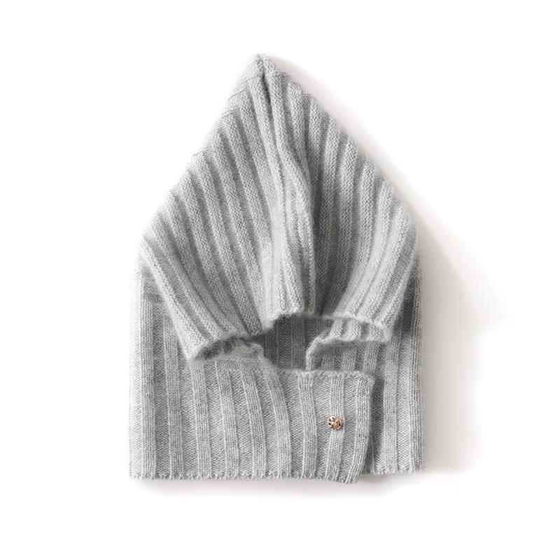 

Cashmere Autumn and Winter New Children s High End Knitted Outdoor Warm Jacquard Ear Protection Knitted Casual Hat one size