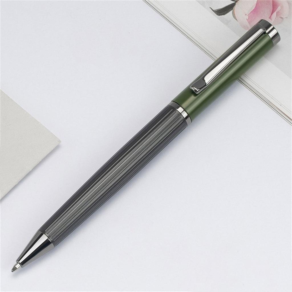 Büro-Signierstift, Metall-Kugelschreiber, Drehmechanismus, Geschäfts-Signatur-Stift, sanftes Schreiben, Geschenk-Stift
