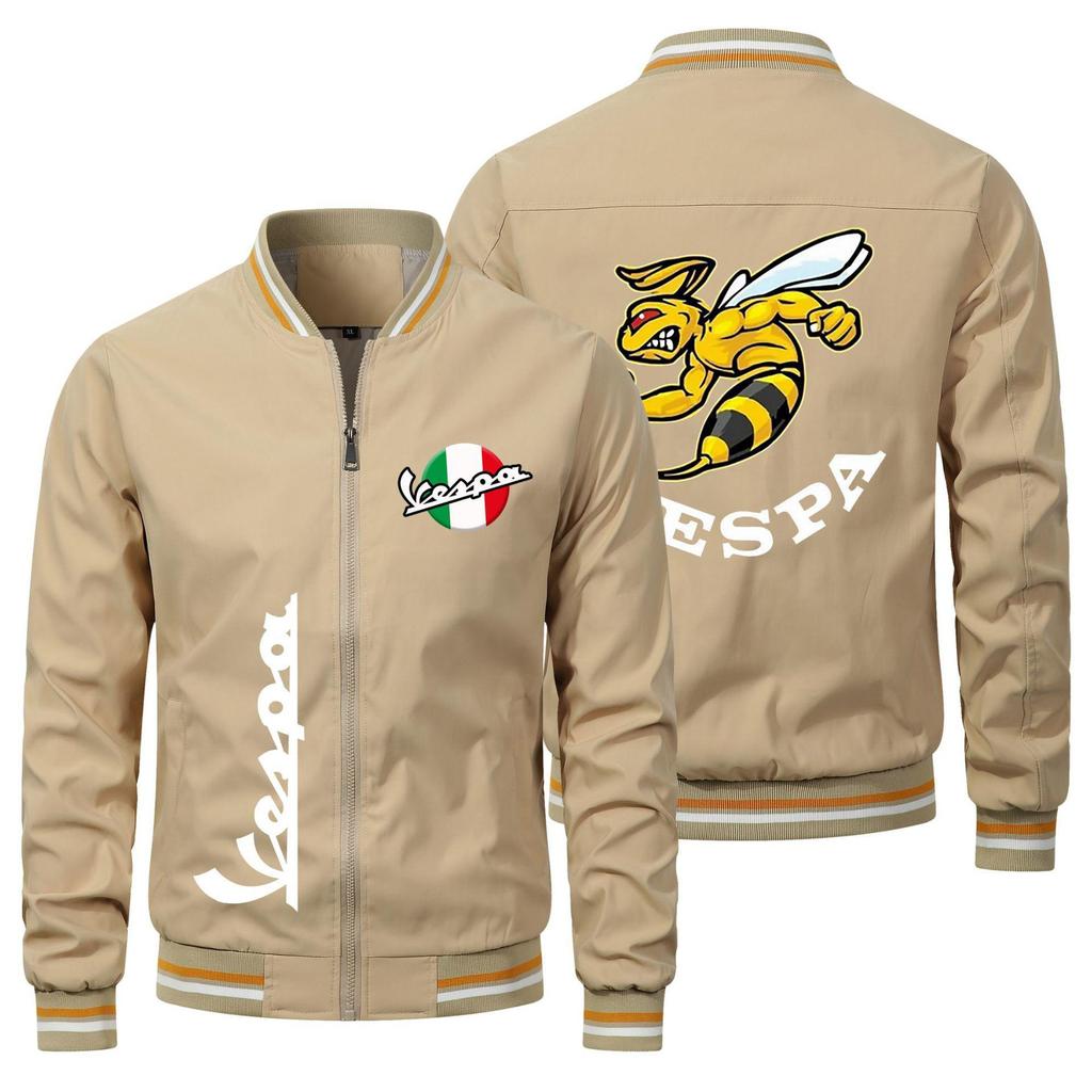 2025 Spring Men's Car Logo Lightweight Motorcycle Baseball Jacket