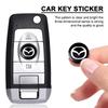 14mm Car Key Emblem Stickers Auto Control Key Logo Accessories For Mazda 3 6 CX5 2 CX3 CX9 MX5 RX8 Axela Demio MS CX5 2 Axela Demio Atenza MS GH BK MP