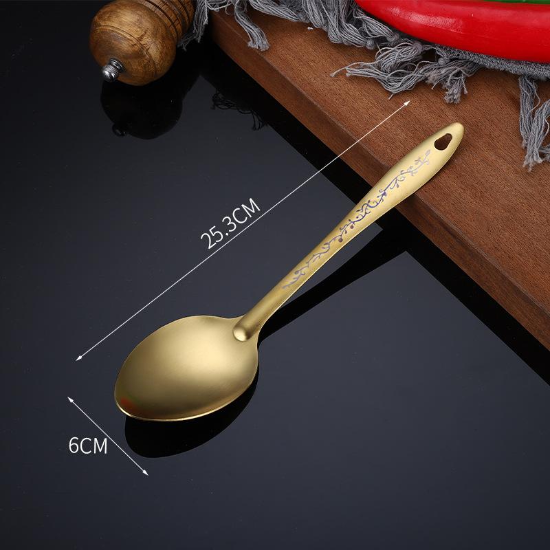 Stainless Steel Spatula Colander Frying Cooking Utensils Wholesale Shovel Hot Pot Household Kitchen Set Utensil Tools Gadgets