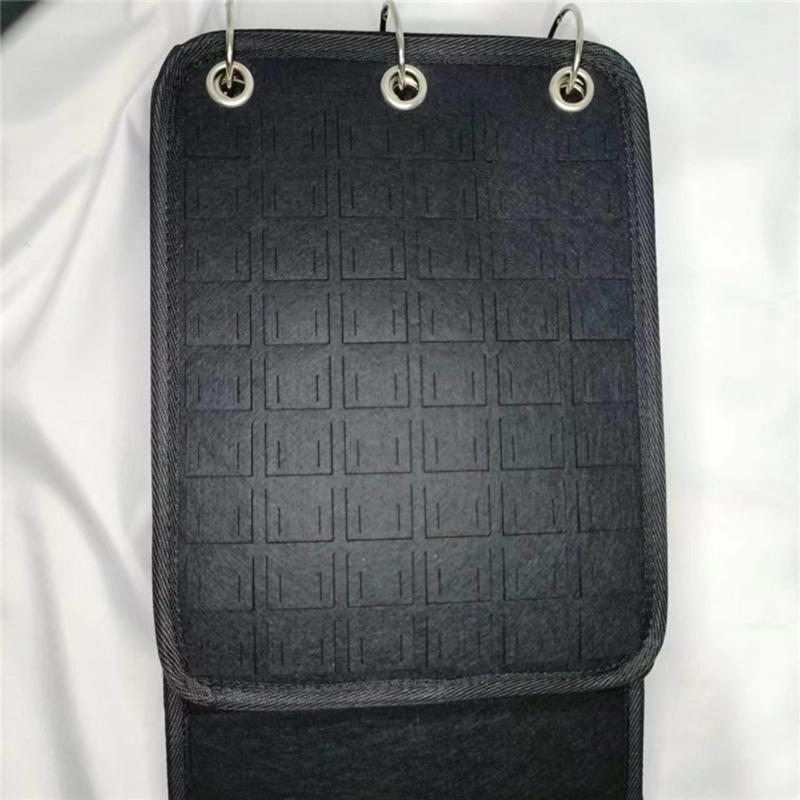 Fashionable Felt Jewelry Organizers Books Portable Travel Earring Necklace Rings Storage Case Jewelry Accessory