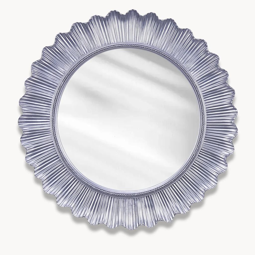 Flashy Wall Mirror In Silver Color