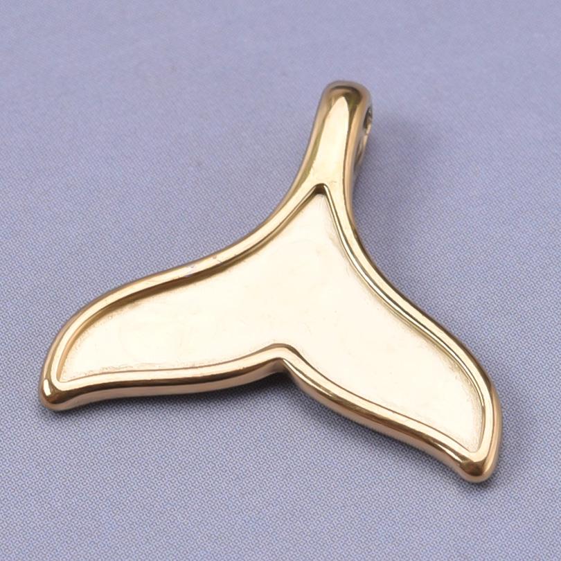 6pcs Ocean Series Sea Wave Fish Tail Shell Pendant Animal Octopus Elephant Stainless Steel Charms For Jewelry Making Accessories