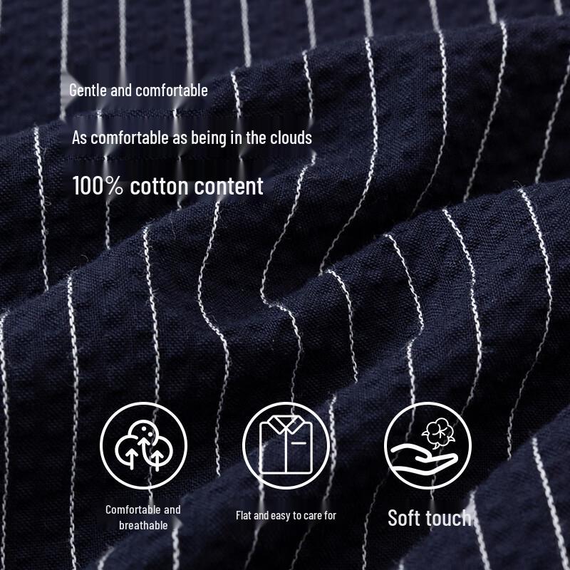 U.S. POLO ASSN. Men's Long Sleeve Striped Cotton Shirt