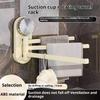 Suction Cup Rotating Towel Rack 3-Arm Free Rotation Towel Holder for Bathroom,Strong Load-Bearing & Ventilated Drainage