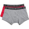 Letter Print Elastic Waist Boxer Briefs 2-Pack Men Underwear EM000252-AF10776-M8072