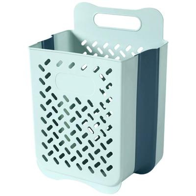 Cesto per la biancheria da bagno pieghevole Cesto portaoggetti per vestiti sporchi a parete Borsa per la biancheria per la casa Organizzatore per il bagno della lavanderia