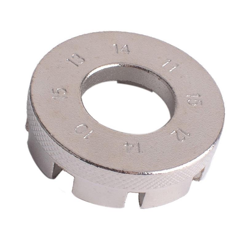 Bicycle Spoke Nipple Wrench 8 Way Groove Bike Wheel Rim Adjuster Spanner Key Bike Tools Cycling Multitool Repair Service Tool