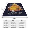 Funny Fat Chocobo - Big Power Blanket Soft Warm Flannel Throw Blanket Bedding for Bed Living room Picnic Travel Home Sofa