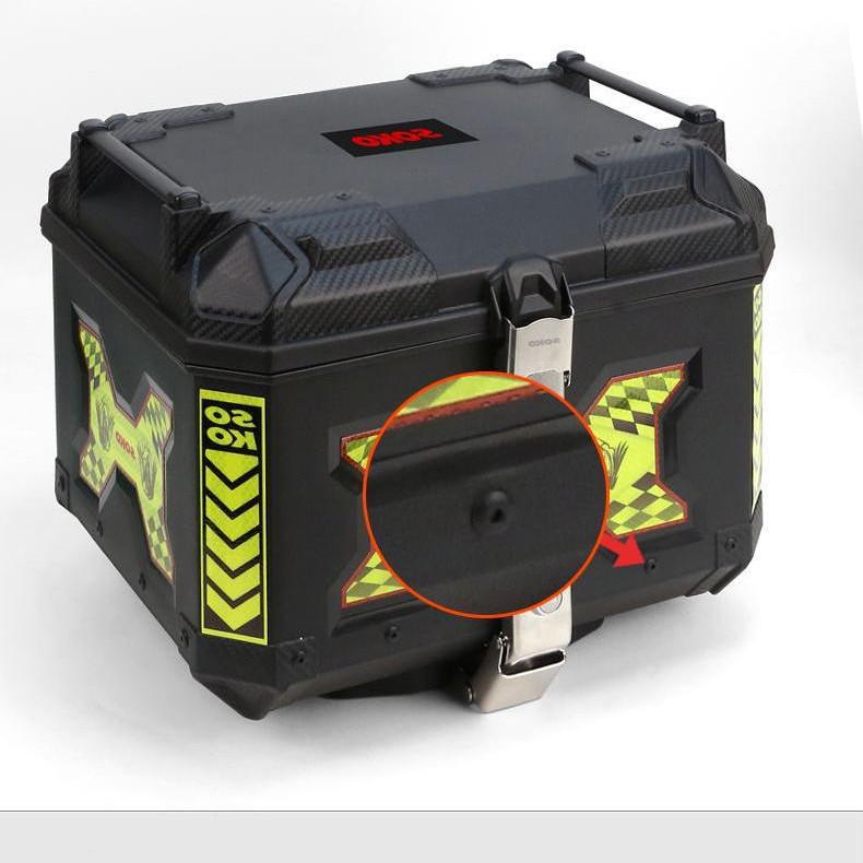 Universal Large-Capacity Quick-Release Tail Box for Cross-Country and Electric Motorcycles
