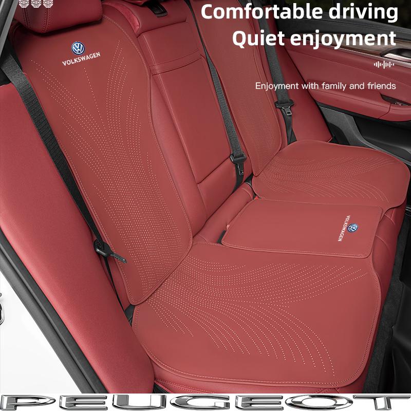 Car Logo Seat Covers Auto Seat Breathable Protection Cushion For VW GTI Polo Golf Passat Tiguan Arteon Touareg Taigo CC Hub Cap EJ1
