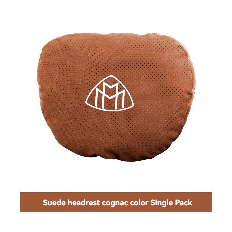 

For Mercedes Benz Maybach S320L S400 S500 S600 S680 S680 GLS480 GLS600 Car Headrest Soft Neck Pillow Seat Lumbar Cushion Support headrest cognac