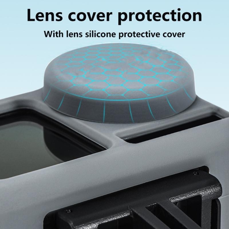 Durability Silicone Cover For Action 5pro Camera Lens Guard Shockproof Camera Cover Oil Stain Resistant Skin Case