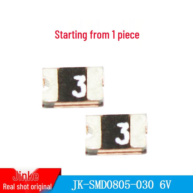 0805 0.3A JK-SMD0805-030-6V Jinke Self-Healing SMD Fuse - In Stock