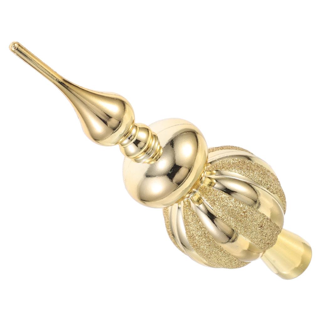 Spherical Christmas Tree Topper Plastic Sturdy Xmas Treetop Ornament Christmas Party Supplies Decoration Xmas Treetop