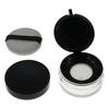 Sifter Round Travel Makeup Jar Loose Powder Pot Empty Powder Case Plastic Cosmetic Container