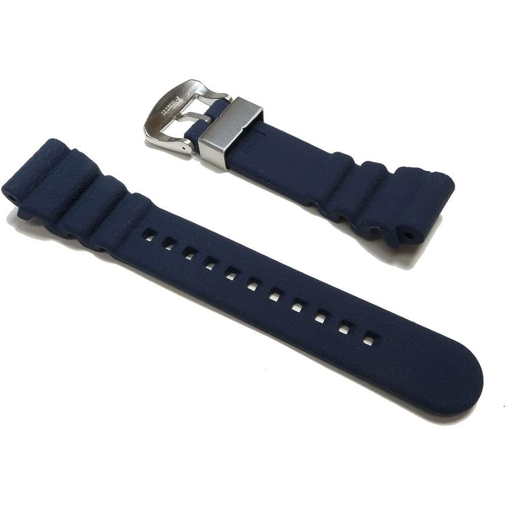 Seiko SEIKO PROSPEX Prospex SRPA83K 22mm Genuine Silicone Rubber Belt Navy R02Y012J0