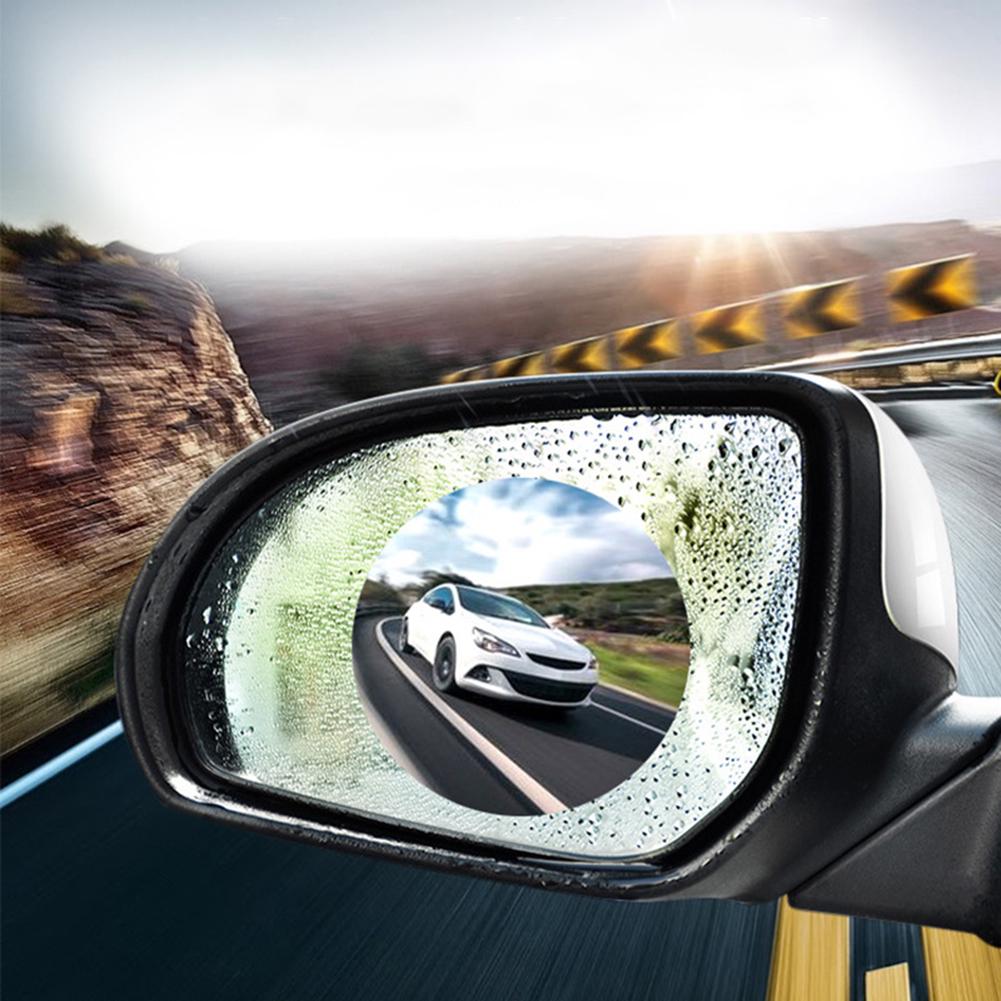 Cars Auto Parts Film Window Clear Rainproof Rearview Protective Sticker Mirror 2Pcs Car Anti-Fog