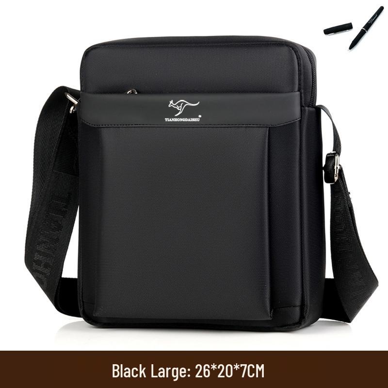 Men's Single Shoulder Crossbody Canvas Bag, New 2025 Oxford Commuting Backpack, Compact Personal Portable Bag