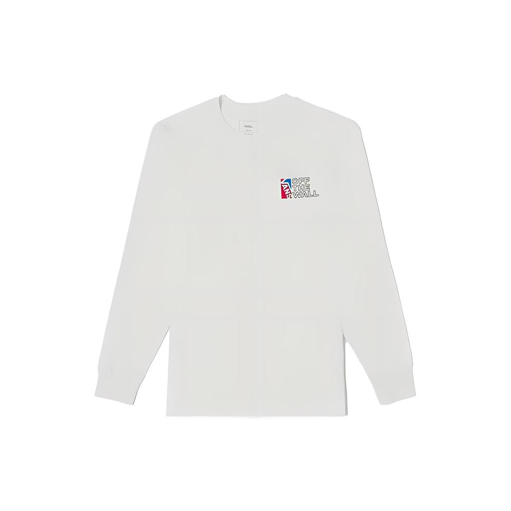 Vans T Shirts Unisex White Crew Neck Moderate Straight Fit VN0A54NWWHT