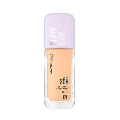 Base Líquida New York Super Stay Lumi Matte 120 35Ml Ligera 30H Larga Duración A Prueba de Transferencia Cobertura Construible Maquillaje Vegano