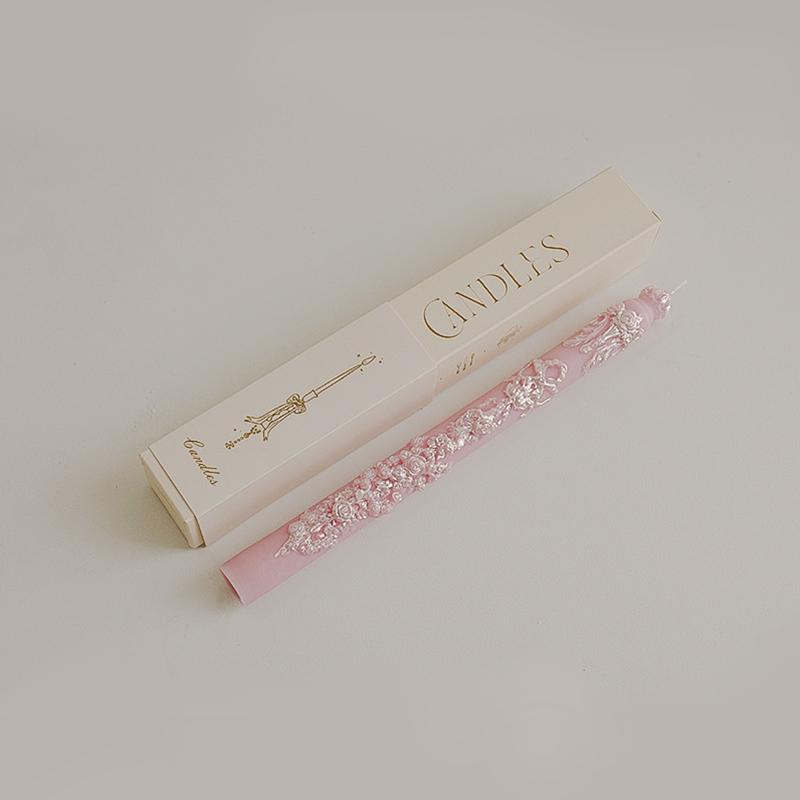 

1 шт. однотонные украшения для дома изысканные ароматы для вечеринки рельефные ароматические свечи для украшения стола 5 цветов