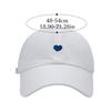 2-12 Anni Cappellini da Baseball a Forma di Cuore per Bambini Regolabili Cappelli per Coda di Cavallo Alta Cappello da Sole per Ragazzi e Ragazze