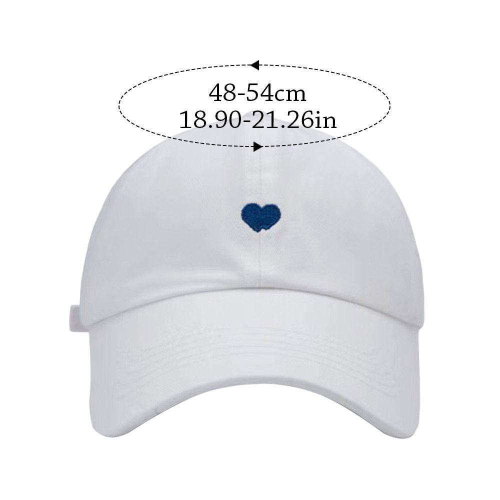 2-12 Anni Cappellini da Baseball a Forma di Cuore per Bambini Regolabili Cappelli per Coda di Cavallo Alta Cappello da Sole per Ragazzi e Ragazze